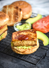Vegetarian Tofu Burger 