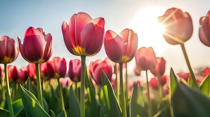 tulips in the garden