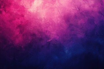 Fototapeta premium Dark blue and purple grain texture gradient background with magenta and pink glowing colors for poster and banner design