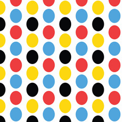 seamless background with colorful circles