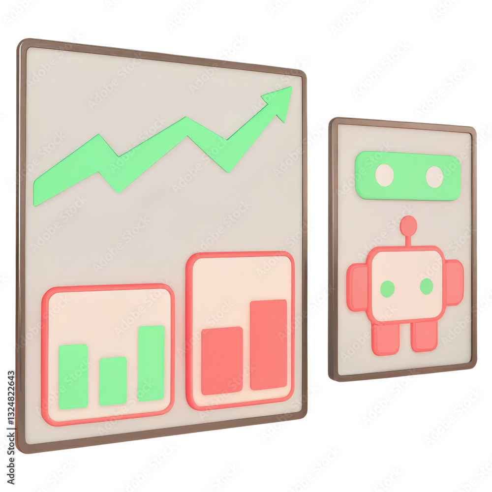 Poster a futuristic ai-driven system for economic forecasting and analysis.