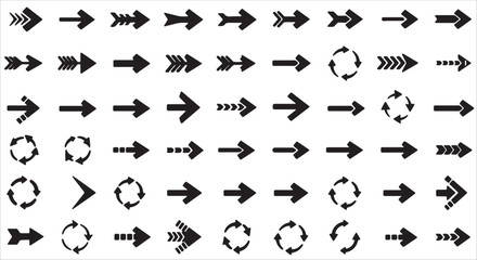Arrow Icons Set for Navigation and Direction