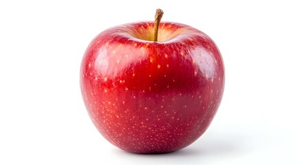 Red apple isolated on white background