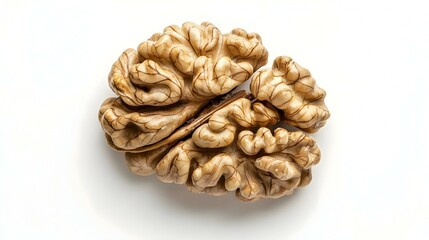 Obraz premium peeled walnut resembling the shape of a human