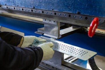 sheet metal bending press, production and processing of metal
