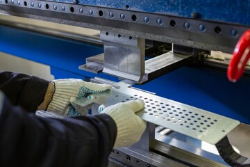 sheet metal bending press, production and processing of metal