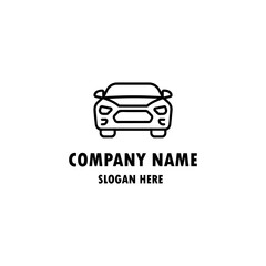 Obraz premium Car Logo Abstract Lines Vector. Vector illustration
