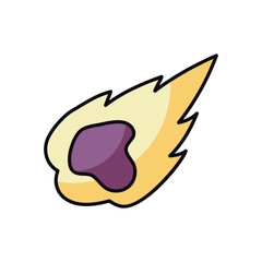 Meteor vector icon