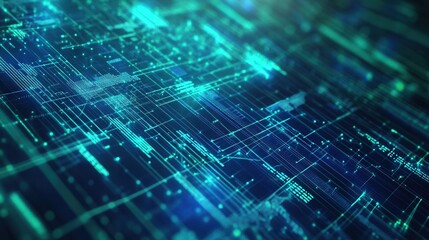 Dynamic background with intersecting trend lines and data grid illustrating political and economic analysis in cool tones