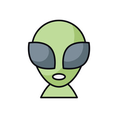 Alien vector icon