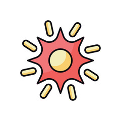 Big Bang vector icon