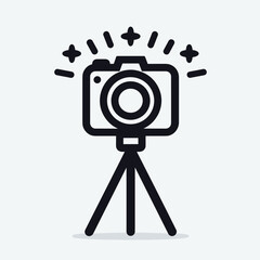 Obraz premium Stylish camera capturing moments, photography passion