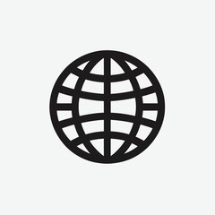 Obraz premium Abstract globe icon on soft background, universal connectivity