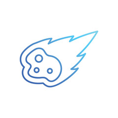 Comet vector icon