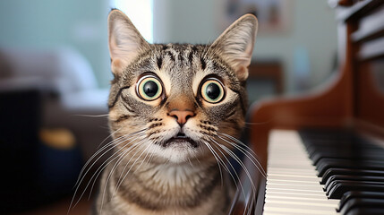 Surprised expression of awe at a whimsical moment