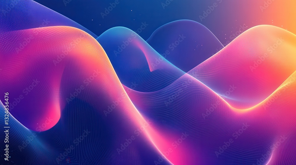 Poster futuristic mixed reality background featuring augmented reality ui elements and holographic layers f
