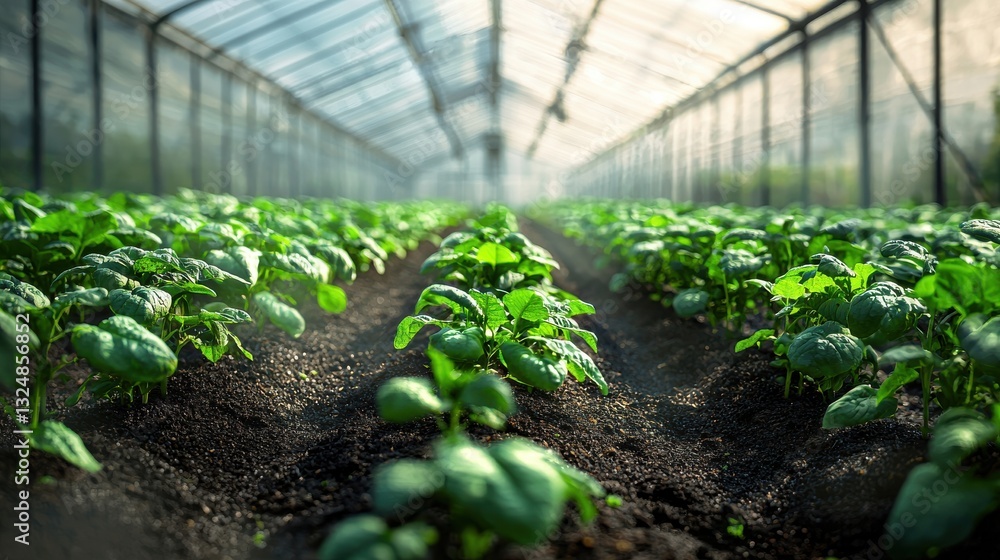 Poster precision biochar application optimizing nutrient absorption for crops