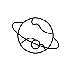 Planet vector icon