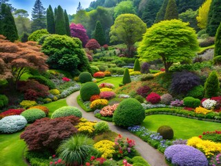 Bathonic Garden Nature Trees Flowers Copy Space milkyhexddway Backgrounds for creating advertising placements Your ads can be here Company logo agency billboard advertising display poster banner art