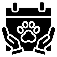 Fototapeta premium Adoption Event icon