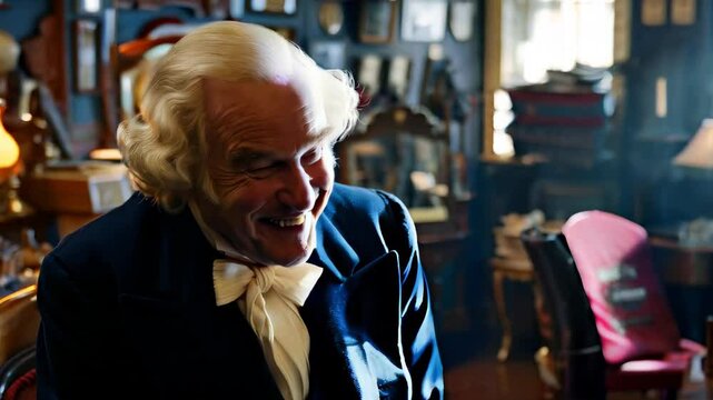 uncle sam in a traditional house