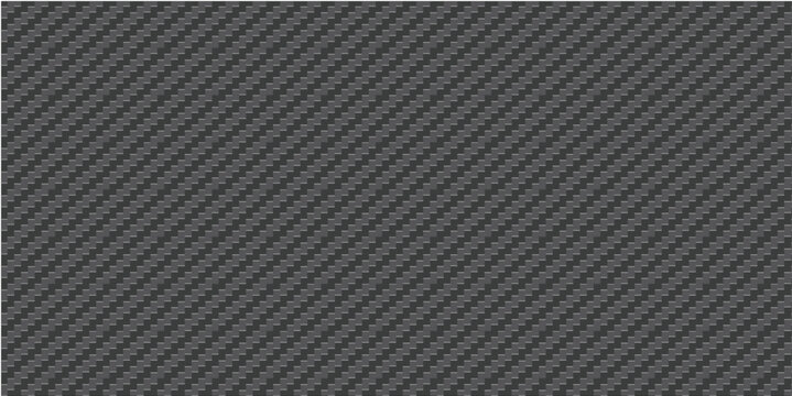 Titanium fiber skin texture with diagonal weave pattern. Strong, durable, futuristic composite material used in automotive, aerospace, high-tech designs, pickleball paddle skin. Vector illustration