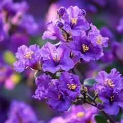 Lagerstroemia flowers