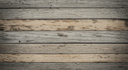 Rustic Weathered Grey and Beige Wooden Planks Background Texture