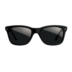 Fototapeta premium Classic black sunglasses with a sleek design. Perfect for a sunny day.