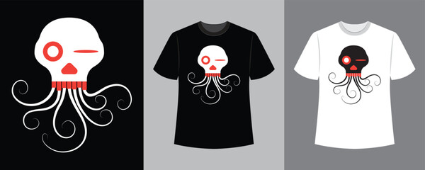 abstract vector art t-shirt design idea