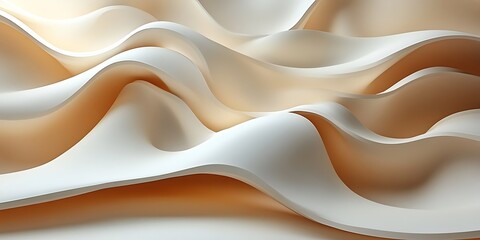Obraz premium Abstract beige wave pattern