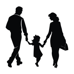 silhouettes of people