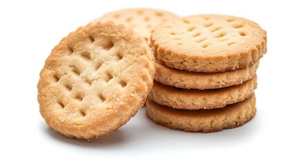 sweet cookies isolated on a white background