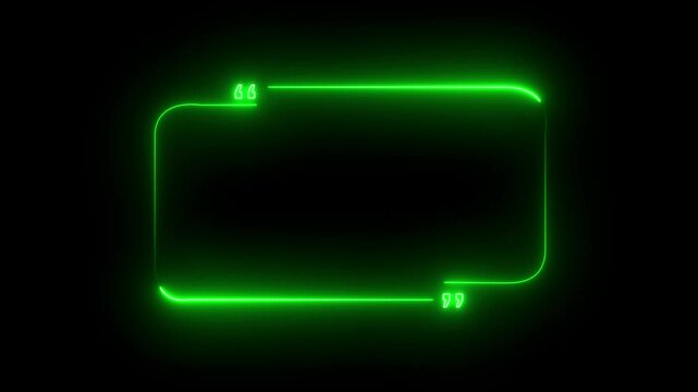 quotes neon frame border animated frame. This engaging animation adds depth and intrigue to your visuals, captivating audiences and sparking curiosity quotes neon frame frame border.
