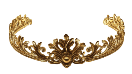 golden crown isolated on a white background , transparent
png