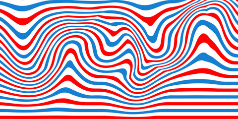 background white and red wave stripe optical abstract design.. Background of lines and waves. modern vector illustration. eps 10