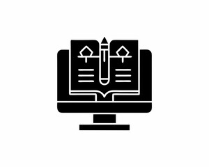 creative details publishing workflow icon vector illustration