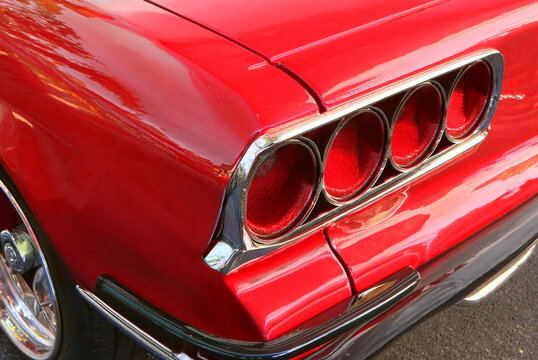 classic red car