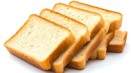 Sliced Bread Isolated on White Background