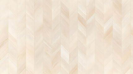 Chevron Patterned Wooden Parquet Flooring Texture Background in Beige and Brown Tones