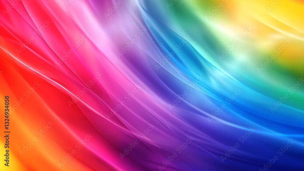 Poster dynamic abstract rainbow gradient – multi-color background for creative projects