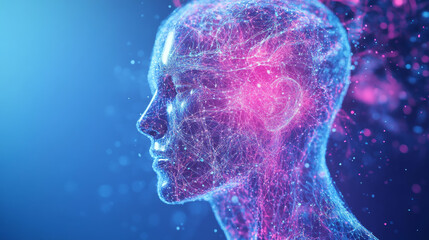 Modern technology in healthcare, medical diagnosis. Online medicine infographic concept. Artificial intelligence help integrate and analysis data about health patients.