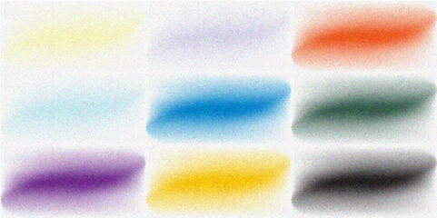 Abstract grainy noise  set of color white smooth gradient shape texture background. Design for cover, banner, monochrome, wallpaper design.