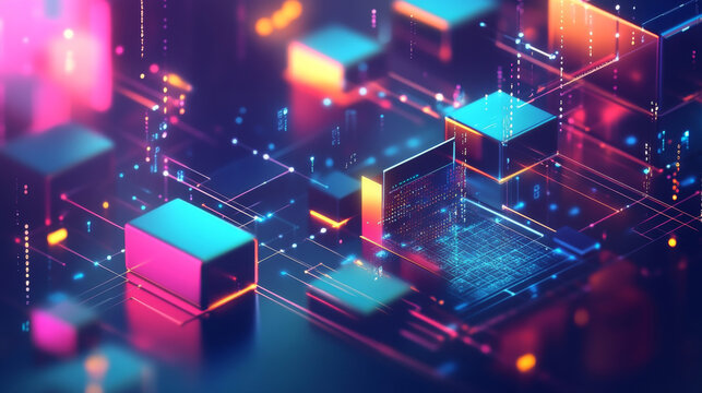 Software, web development, programming concept. Abstract Programming language and program code on screen laptop. Laptop and icons company network . Technology process of Software development 





