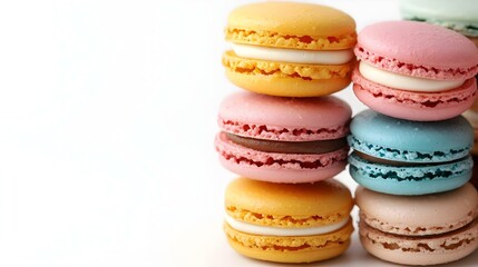 Delicious Modern Macarons With Vibrant Colors