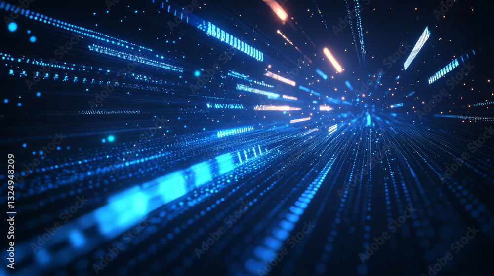 Poster abstract speed movement of arrows. energy arrow with speed light effect. isolated glowing web sign o