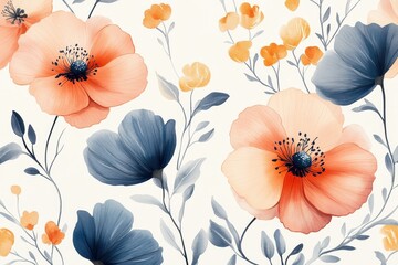 Colorful floral arrangement with various flowers and leaves on a white background showcasing natural beauty and elegance for design use