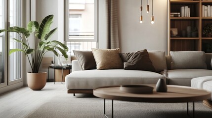 Modern Minimalist Living Room Interior Design