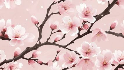 Obraz premium pink cherry blossom