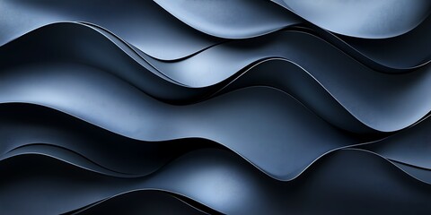 Obraz premium Abstract blue wave pattern background (21)